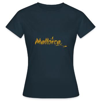 Gift idea Mallorca - Women's T-Shirt - navy - Front - AI Model Female 172 dark (172cm)