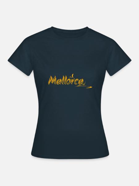 Geschenkidee Mallorca - Frauen T-Shirt - Navy