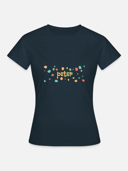 Kleckse peter - Frauen T-Shirt - Navy