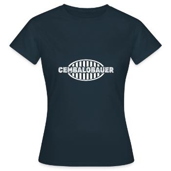 Job Facteur de clavecins - T-shirt Femme - marine - Devant - AI Model Female 172 dark (172cm)