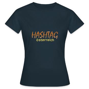 Autriche - T-shirt Femme - marine - Devant - AI Model Female 172 dark (172cm)