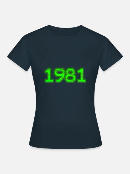 1981 - Frauen T-Shirt - Navy