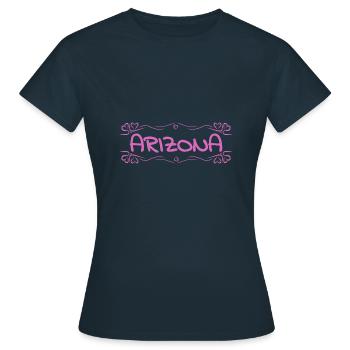 Arizona - T-shirt Femme - marine - Devant - AI Model Female 172 dark (172cm)