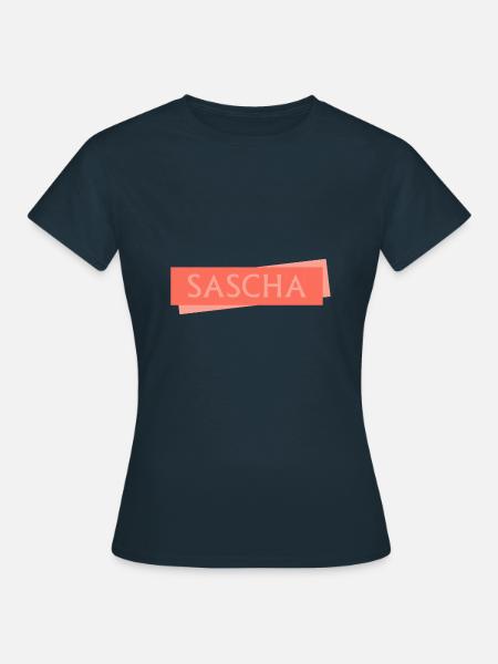 Schild SASCHA Sascha - Frauen T-Shirt - Navy