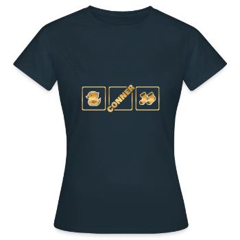 Conner - T-shirt Femme - marine - Devant - AI Model Female 172 dark (172cm)