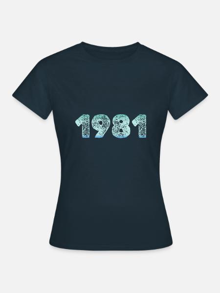 Cold 1981 - Frauen T-Shirt - Navy