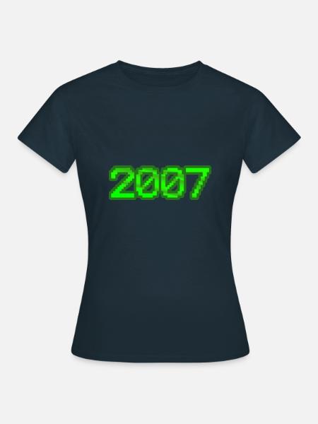 2007 - Frauen T-Shirt - Navy