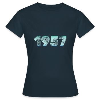 Cold 1957 - Women's T-Shirt - navy - Front - AI Model Female 172 dark (172cm)