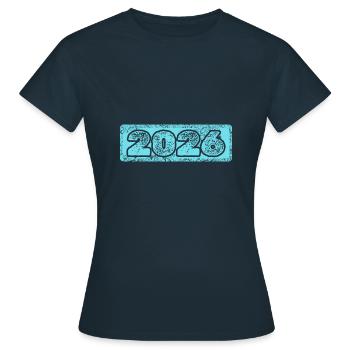 2026 - T-shirt Femme - marine - Devant - AI Model Female 172 dark (172cm)