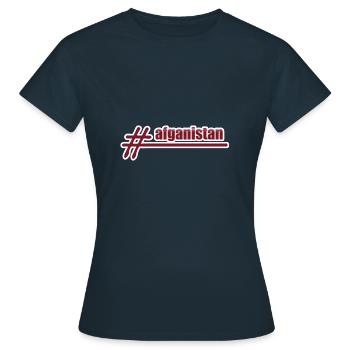 Afghanistan - T-shirt Femme - marine - Devant - AI Model Female 172 dark (172cm)
