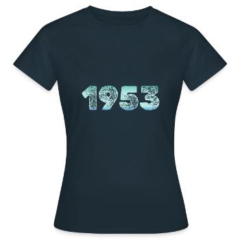 Cold 1953 - Women's T-Shirt - navy - Front - AI Model Female 172 dark (172cm)
