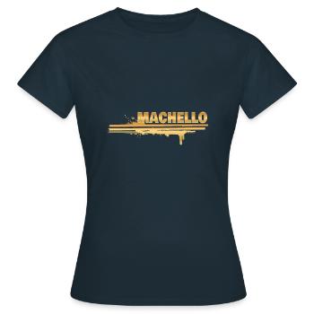 Splash of colour Machello - Women's T-Shirt - navy - Front - AI Model Female 172 dark (172cm)