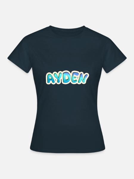 Geschenk für Ayden - Frauen T-Shirt - Navy