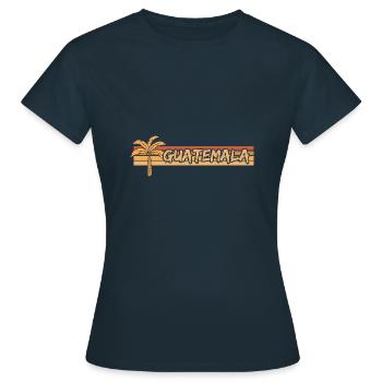 Urlaub Guatemala - Frauen T-Shirt - Navy - Vorne - AI Model Female 172 dark (172cm)