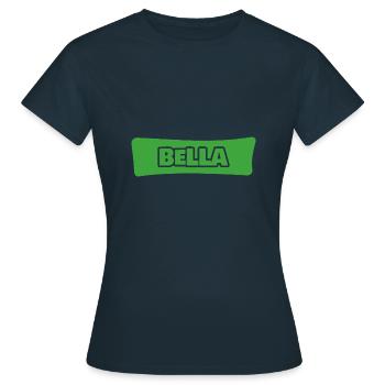 Cadeau pour Bella - T-shirt Femme - marine - Devant - AI Model Female 172 dark (172cm)