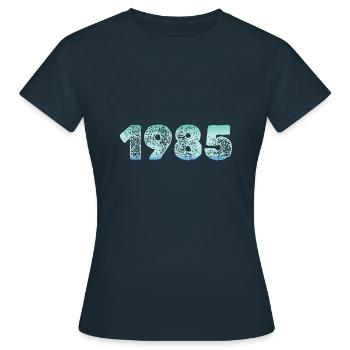Cold 1985 - Women's T-Shirt - navy - Front - AI Model Female 172 dark (172cm)