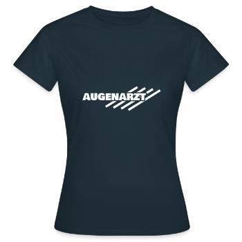 Augenarzt - Frauen T-Shirt - Navy - Vorne - AI Model Female 172 dark (172cm)