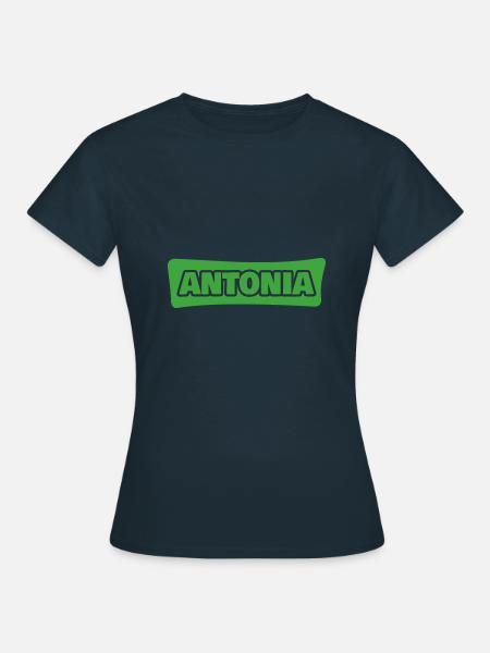 Geschenk für Antonia - Frauen T-Shirt - Navy