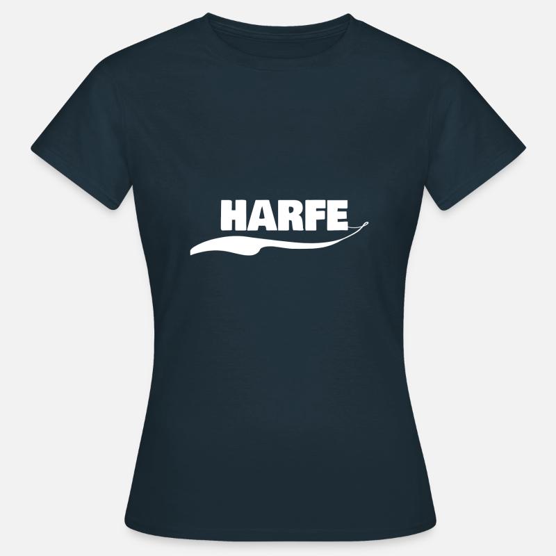 Harfe Harfe - Frauen T-Shirt - Navy
