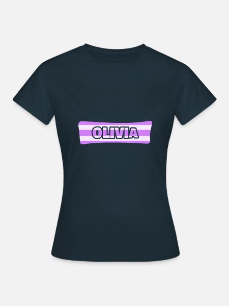 Hochzeit Olivia - Frauen T-Shirt - Navy