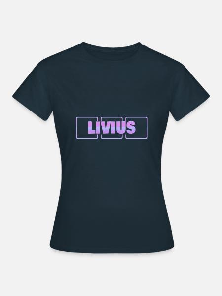 Schwangerschaft Livius - Frauen T-Shirt - Navy