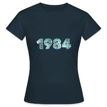 Cold 1984 - Women's T-Shirt - navy - Front - AI Model Female 172 dark (172cm)