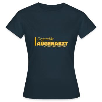 Beruf Augenarzt - Frauen T-Shirt - Navy - Vorne - AI Model Female 172 dark (172cm)