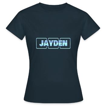 Stéphanie - T-shirt Femme - marine - Devant - AI Model Female 172 dark (172cm)