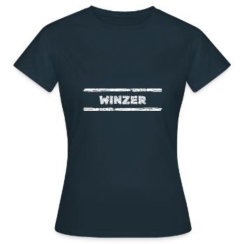 Profession: Winemaker - Women's T-Shirt - navy - Front - AI Model Female 172 dark (172cm)