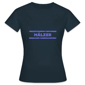 Geschenk für Mälzer - Frauen T-Shirt - Navy - Vorne - AI Model Female 172 dark (172cm)