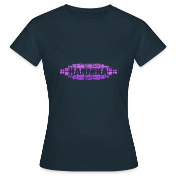 Mutti Hannika - Frauen T-Shirt - Navy - Vorne - AI Model Female 172 dark (172cm)