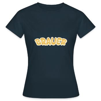 Brasseur - T-shirt Femme - marine - Devant - AI Model Female 172 dark (172cm)