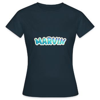 Gift for Marvin - Women's T-Shirt - navy - Front - AI Model Female 172 dark (172cm)