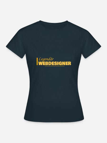 Beruf Webdesigner - Frauen T-Shirt - Navy