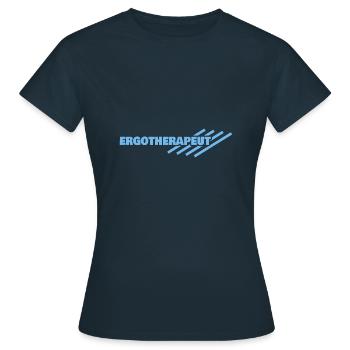 Occupational therapist workplace - Women's T-Shirt - navy - Front - AI Model Female 172 dark (172cm)