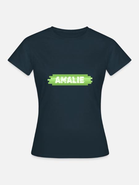 Geschenkidee Amalie - Frauen T-Shirt - Navy