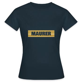 Bricklayer - Women's T-Shirt - navy - Front - AI Model Female 172 dark (172cm)