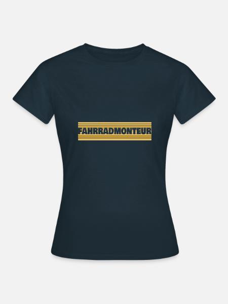 Beruf Fahrradmonteur - Frauen T-Shirt - Navy