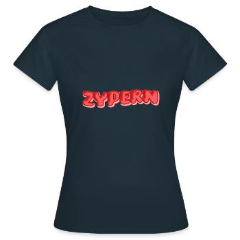 Vacances Chypre - T-shirt Femme - marine - Devant - AI Model Female 172 dark (172cm)