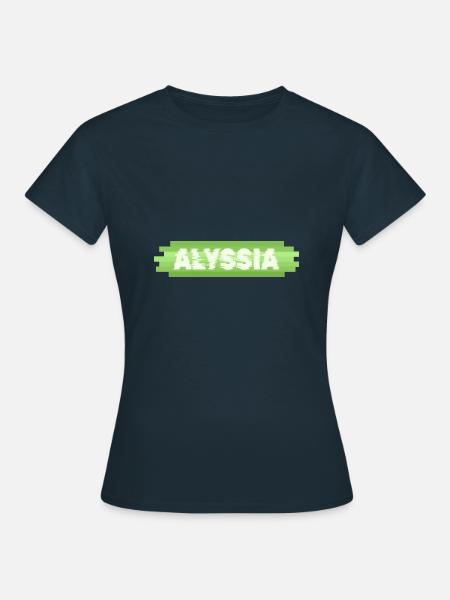 Alyssia - Frauen T-Shirt - Navy