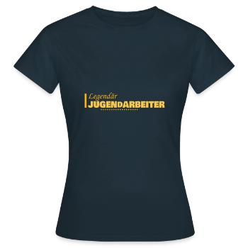 Youth worker as a profession - Women's T-Shirt - navy - Front - AI Model Female 172 dark (172cm)