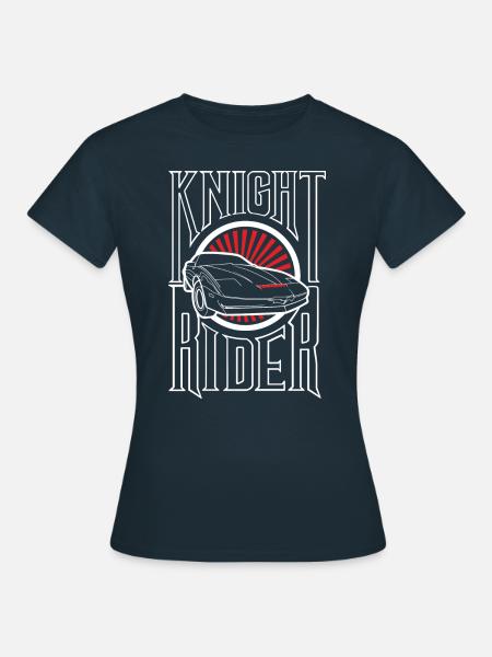 Knight Rider KITT Ridder Industrie 2000 - Vrouwen T-shirt - navy