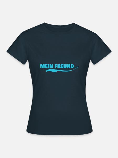 Freundschaft - Frauen T-Shirt - Navy