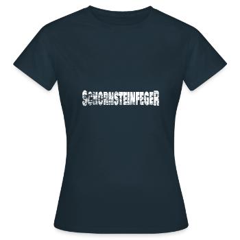 Schornsteinfeger - Frauen T-Shirt - Navy - Vorne - AI Model Female 172 dark (172cm)