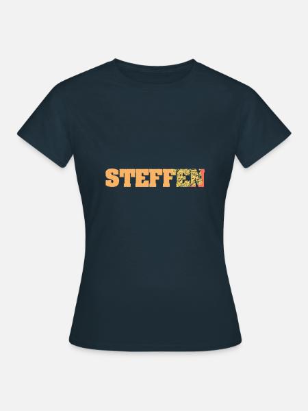 Geschenkidee Steffen - Frauen T-Shirt - Navy