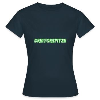 Trekking Dreitorspitze - Women's T-Shirt - navy - Front - AI Model Female 172 dark (172cm)