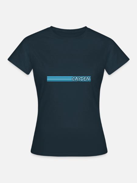 Cayden als Style - Frauen T-Shirt - Navy