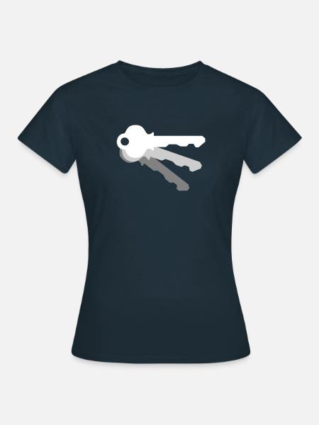Keys - Frauen T-Shirt - Navy