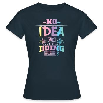 Software Engineering EDP Software Developer - Women's T-Shirt - navy - Front - AI Model Female 172 dark (172cm)