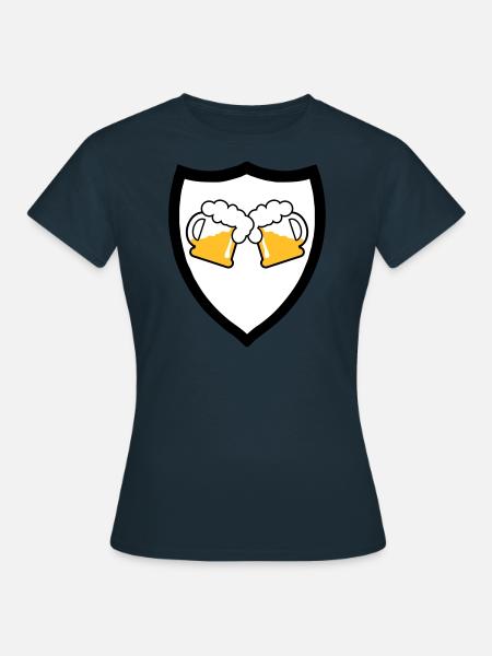 Emblème de bière 3c - T-shirt Femme - marine